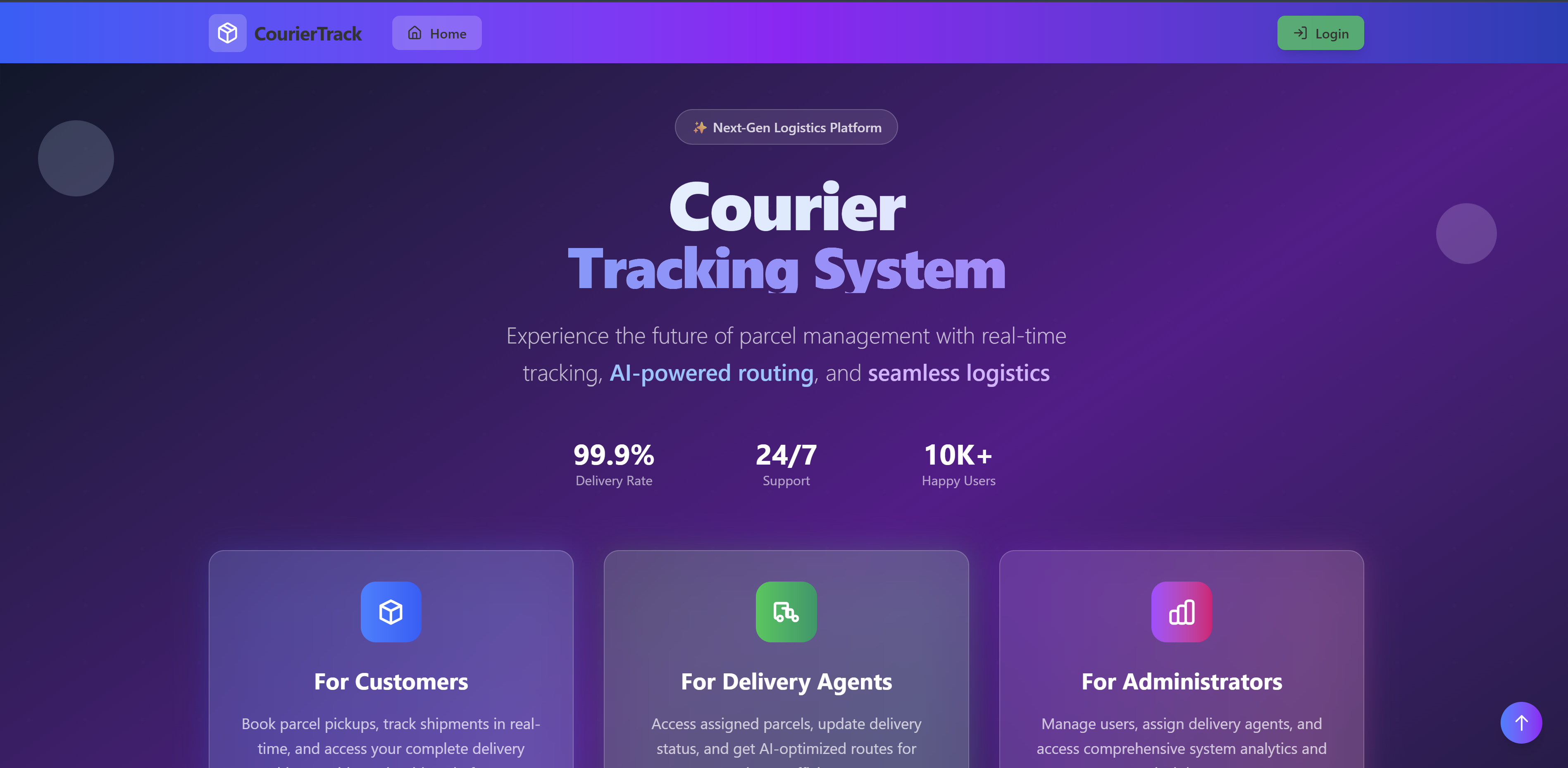 Courier Service App